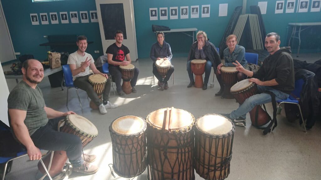 pratiquez le djembé avec repercussion